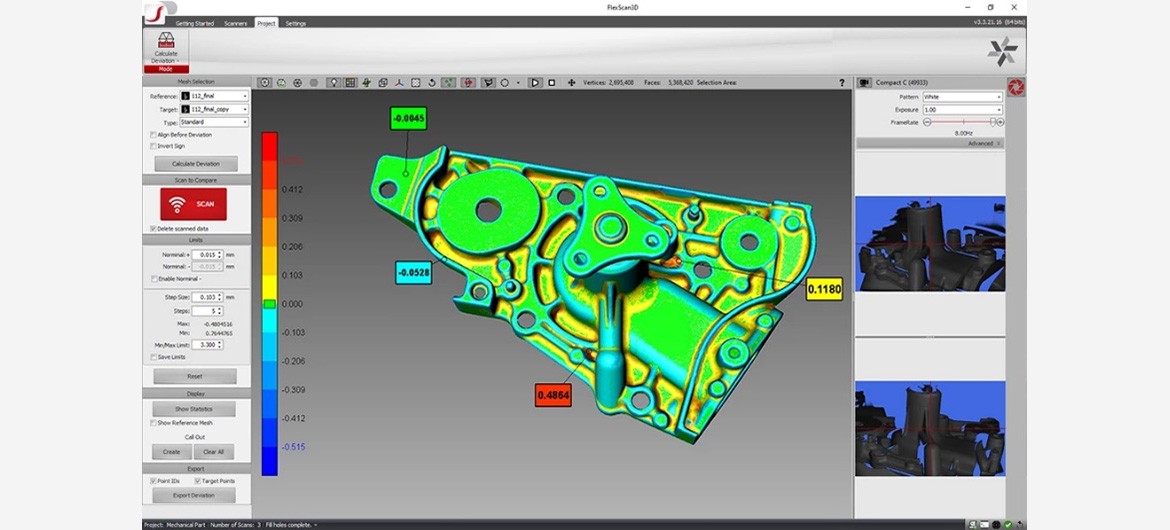 強大的 3D 檢測工具